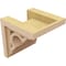 Ekena Millwork 7"W x 7"D x 7"H Wide Sheridan Rough Cedar Woodgrain TimberThane Corbel, Primed Tan CORUR07X07X07SHERCPR - alternate 4
